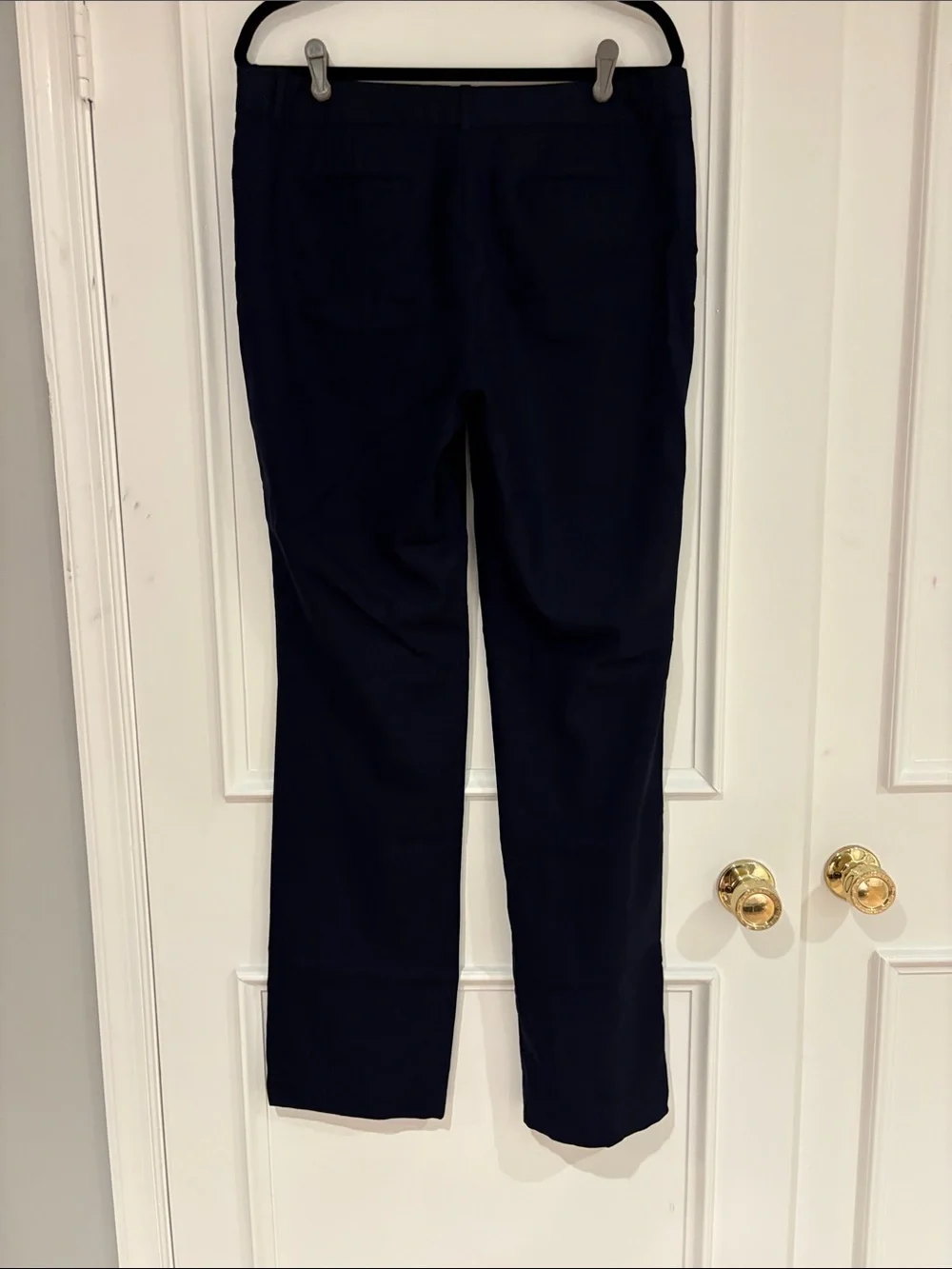 J. Crew Dark Navy Straight-Leg Dress Pants